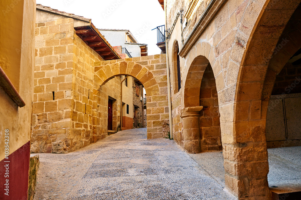 Beceite village in Teruel Spain in Matarrana