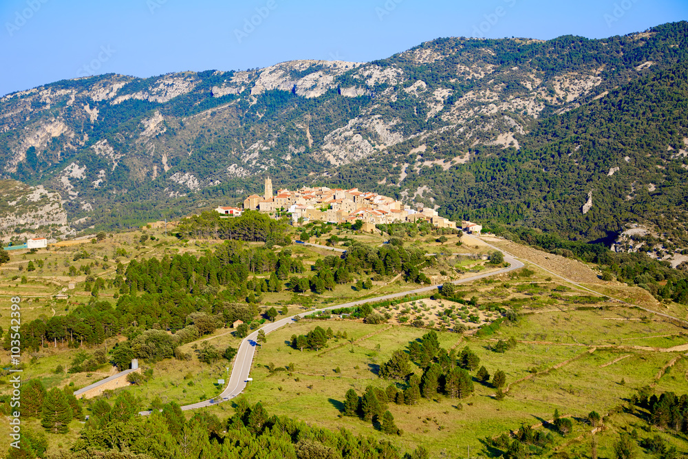 El Ballestar village in Tinenca de Benifassa area