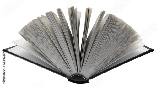 Open book isolated