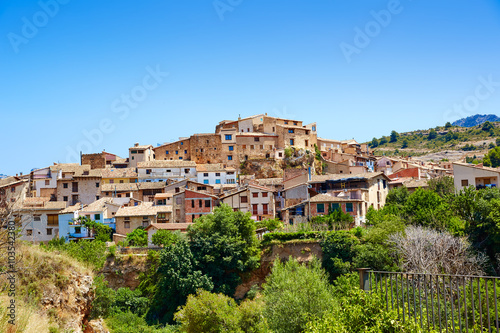 Beceite village in Teruel Spain in Matarrana © lunamarina