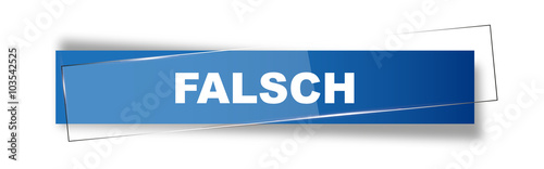 Button | Schild | Falsch