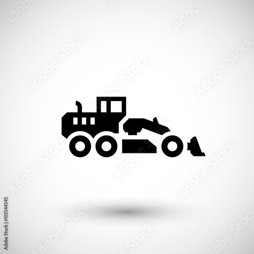 Road grader icon