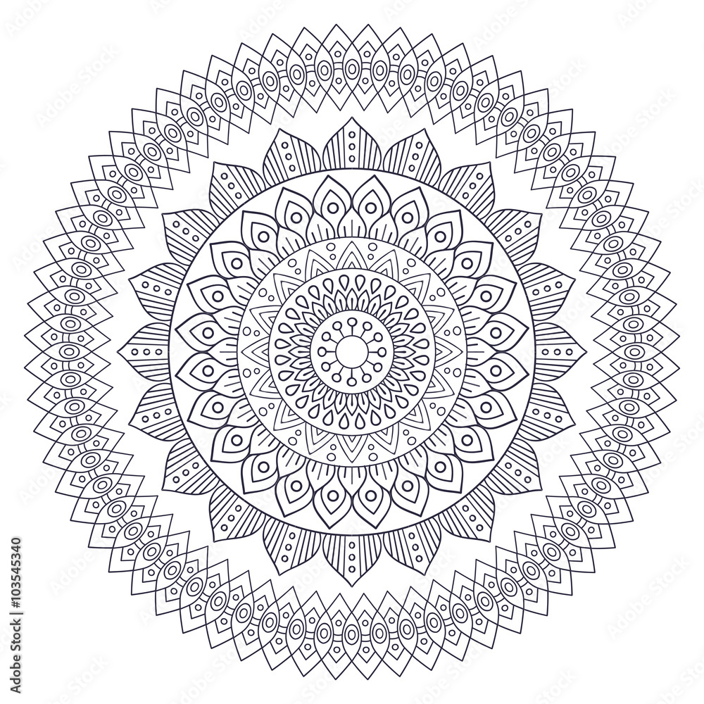 Vector indian Mandala