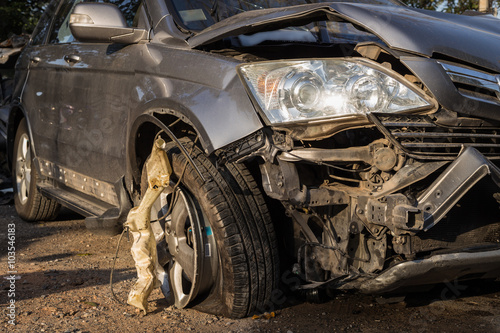 Body of car get damaged by accident © SKT Studio