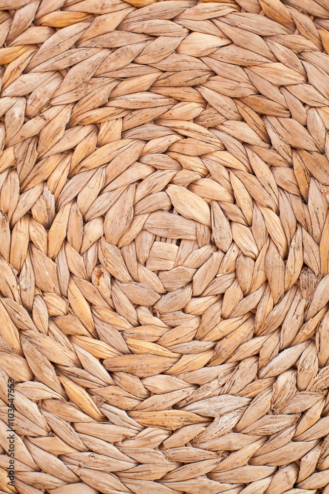 Circle handcraft bamboo weave texture abstract for background. Circle handcraft bamboo weave texture abstract for background.