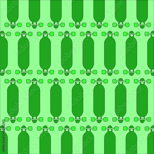 longboard poster on a colored background