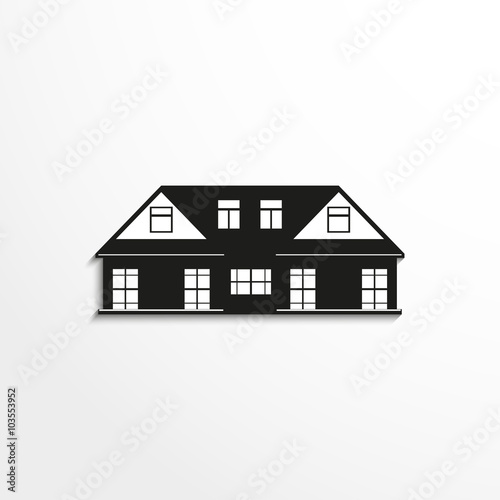 House. Vector icon.