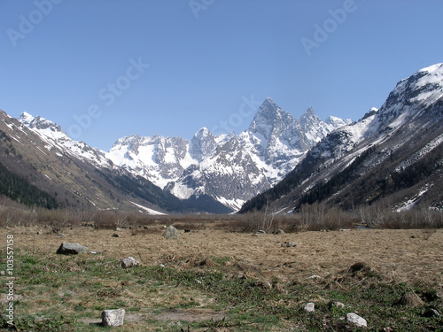 A valley of the river Klukhor, Caucasus