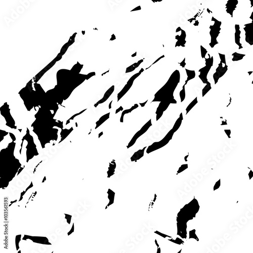 abstract vintage spilled black ink texture and background, grunge splash