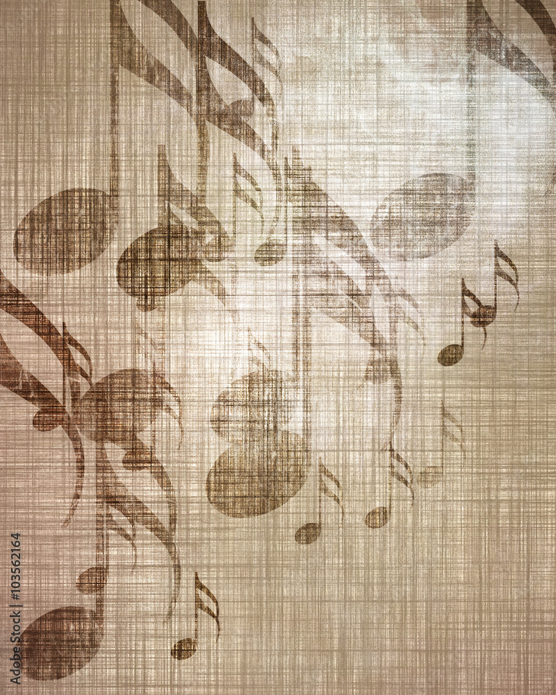 Obraz premium Old music sheet