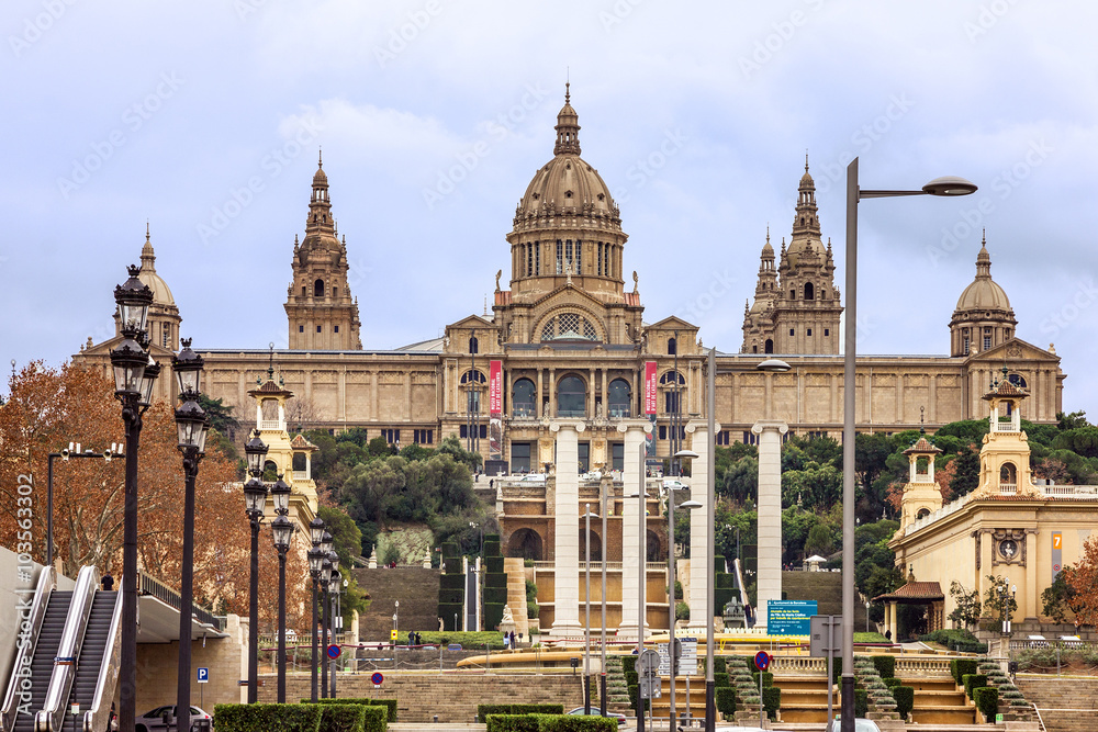Barcelona, National museum of Catalonia (MNAC), Spain. 
