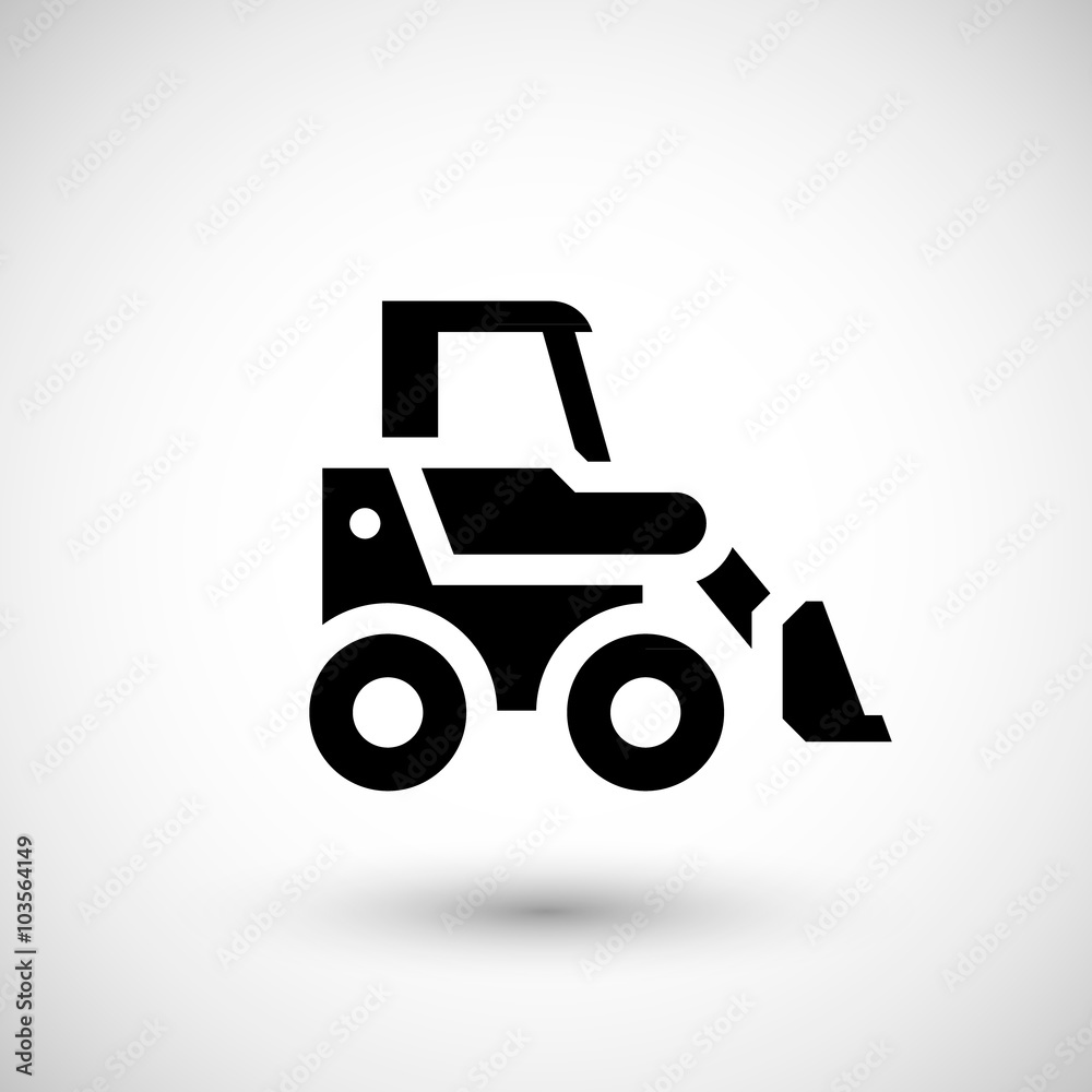 Mini earth mover icon