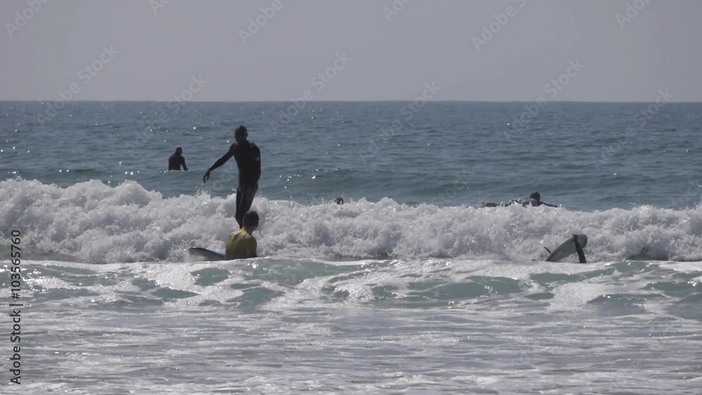 surfers on sea morocco 3