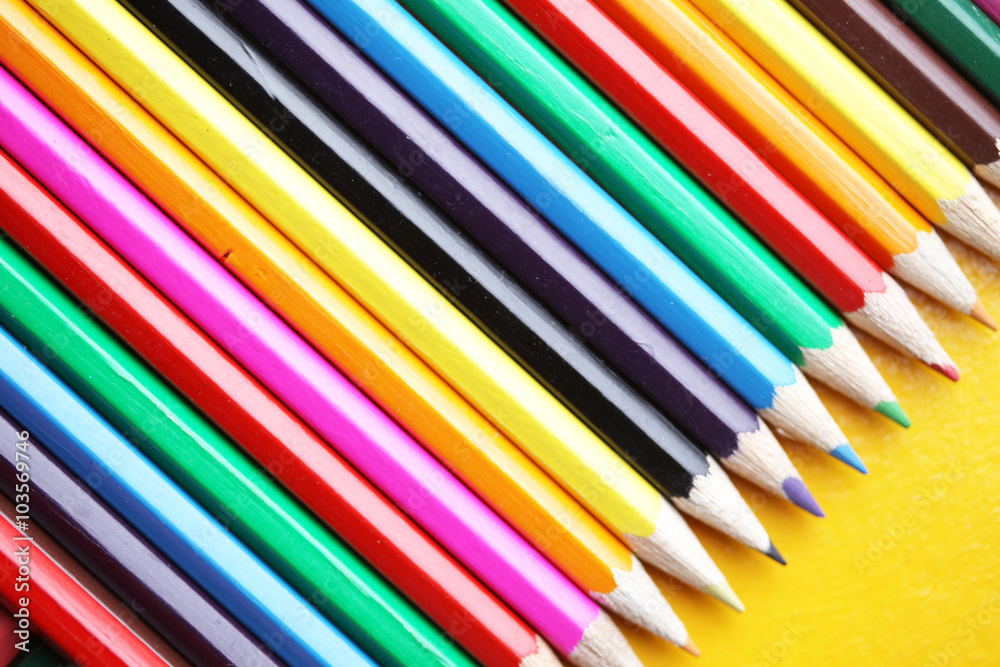 Fototapeta premium abstract color, color pencils