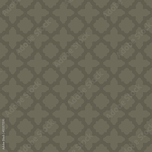 Abstract geometric vintage seamless pattern background, Vector illustration with swatches