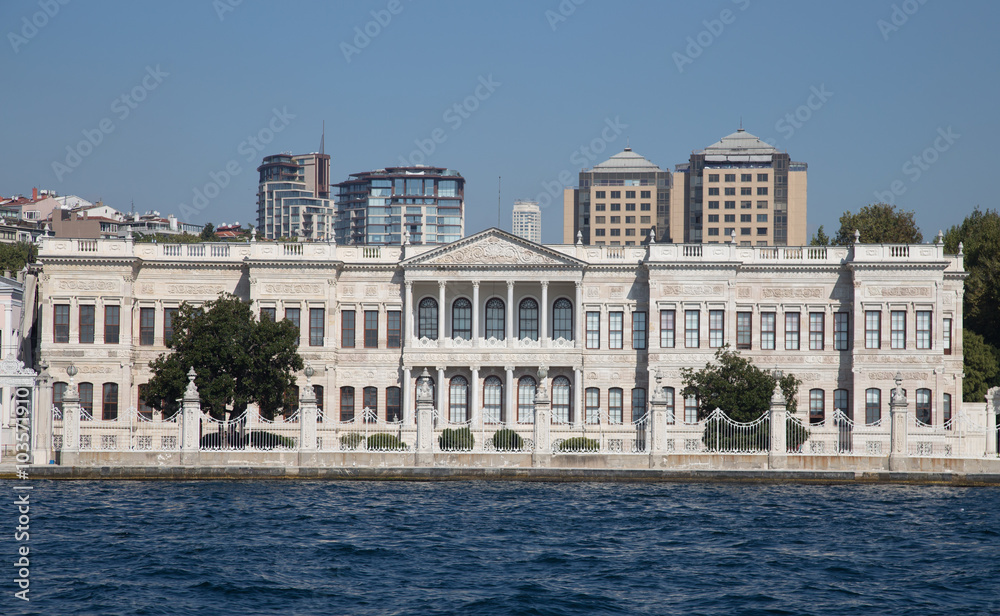 Dolmabahce Palace in Besiktas, Istanbul City, Turkey