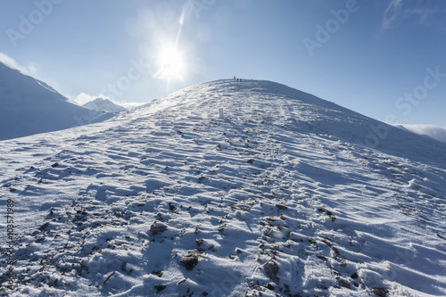 Obraz na płótnie Tatry zachodnie zimą w salonie