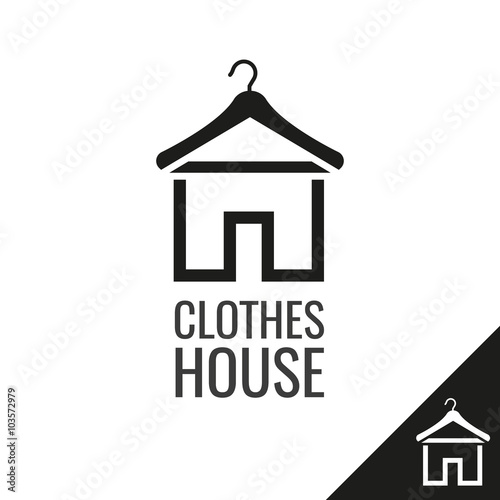 Clothes shop fashion logo vector set design