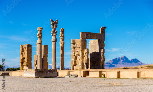 The Gate of All Nations in Persepolis, Iran photo