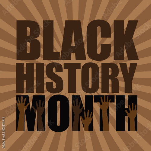 
Black History Month burst design. EPS 10 vector.
