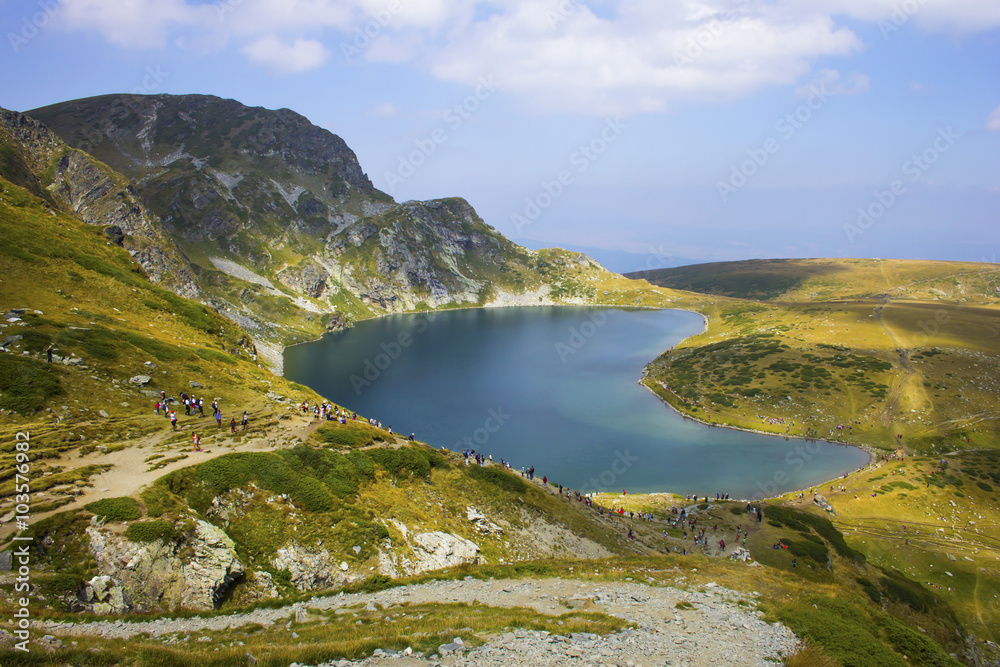 Beautiful mountain - seven Rila lakes, Bulgaria