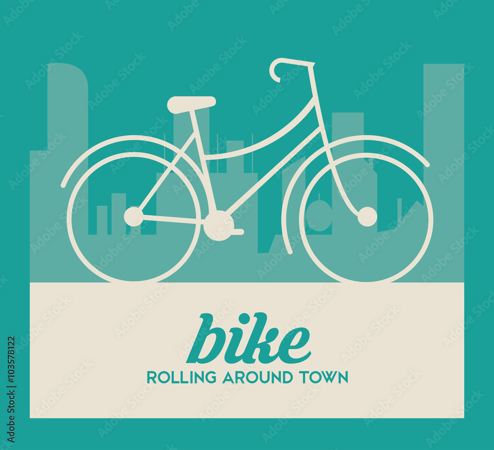 Fototapeta premium Bike lifestyle design 