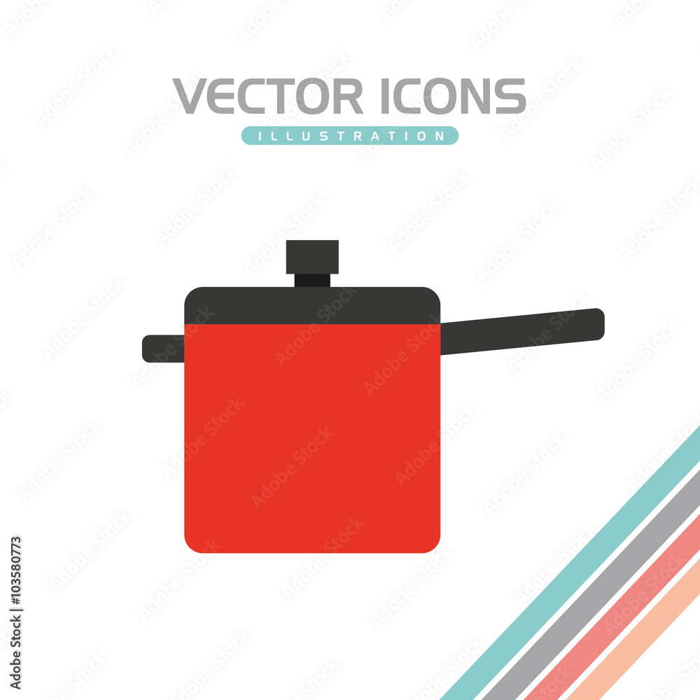 Obraz premium kitchen utensils design 