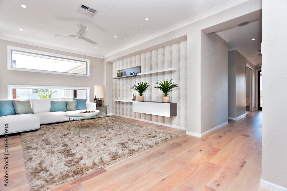 Obraz premium Inside of a modern living room