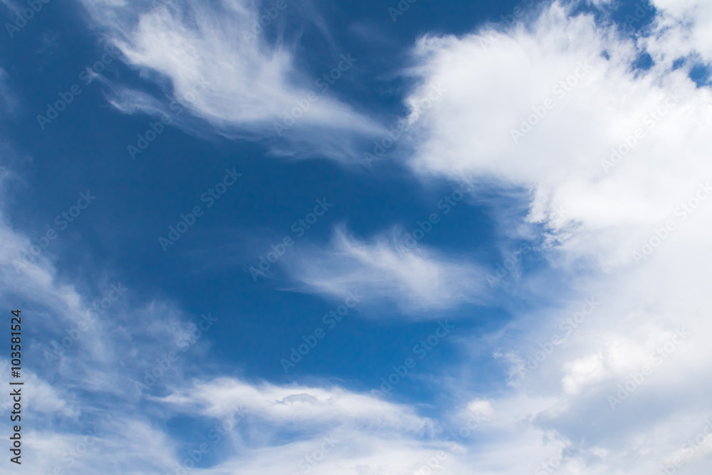 Clouds in blue sky Clouds in blue sky