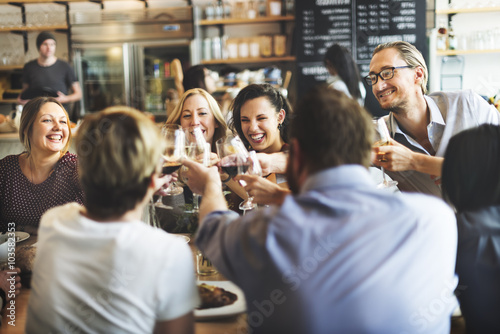 Dinner Dining Wine Cheers Party Concept