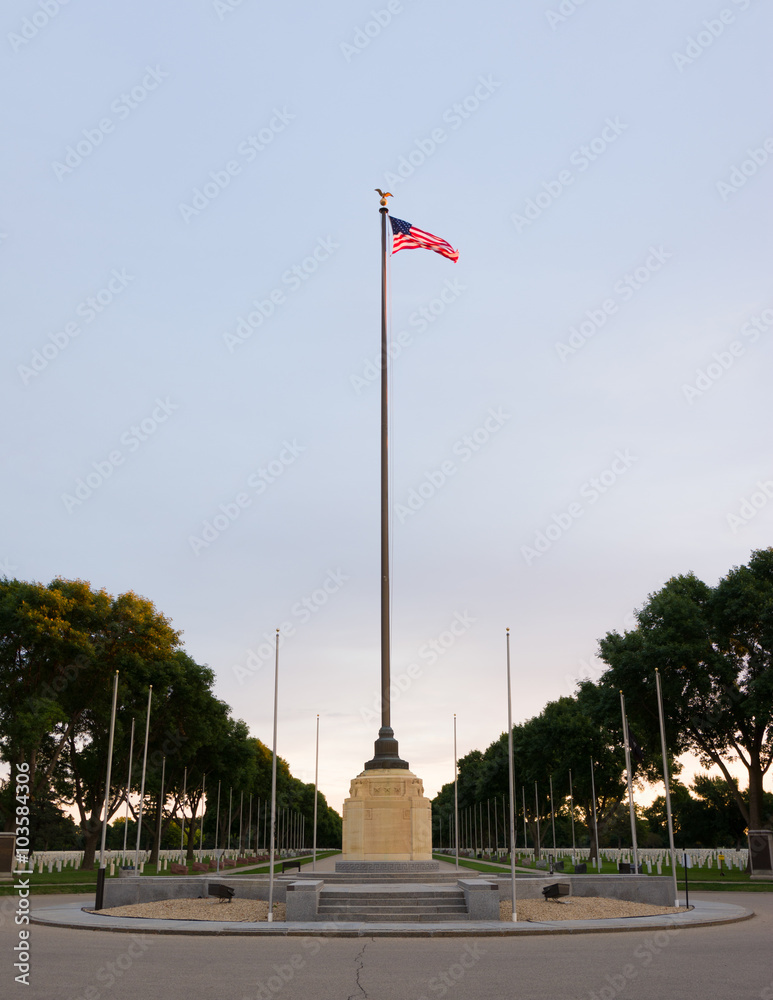 American Flag Pole