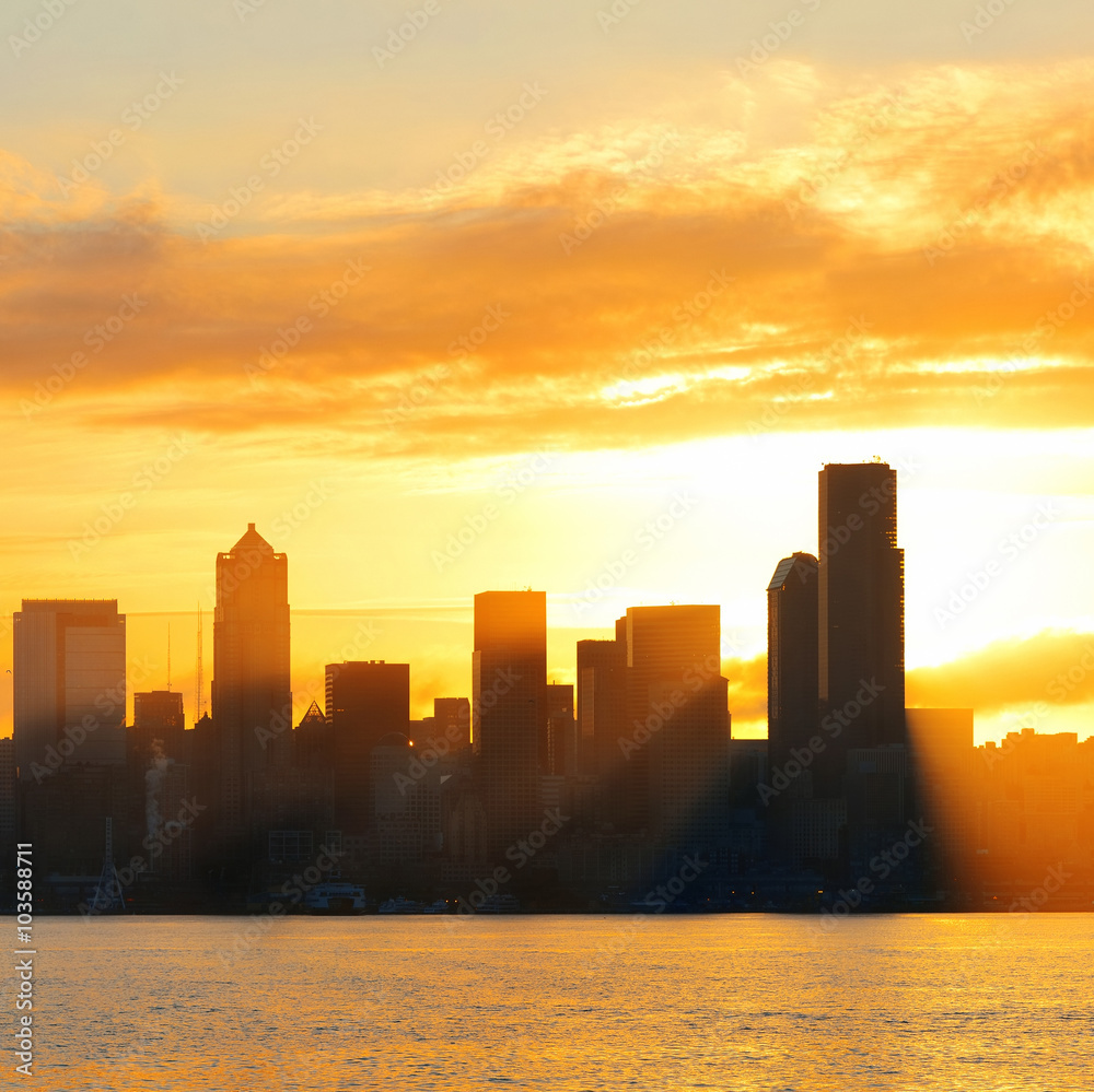 Obraz premium Seattle sunrise