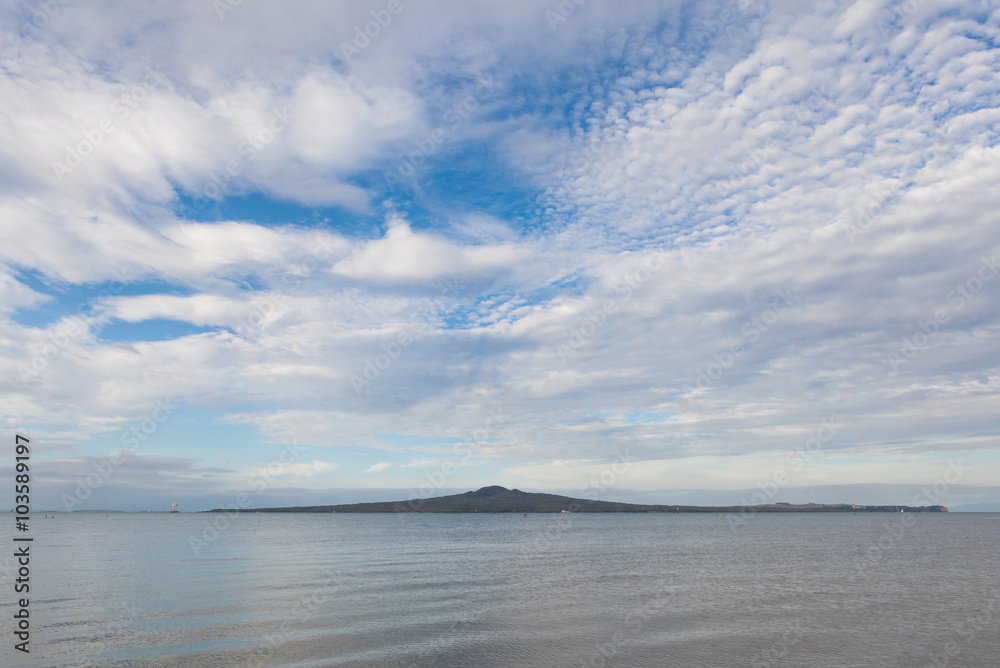 Obraz premium The beautiful scene Rangitoto Island, Auckland, New Zealand.