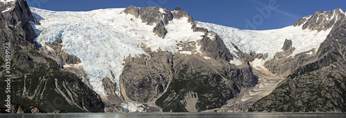 Glacial Panorama in Alaska