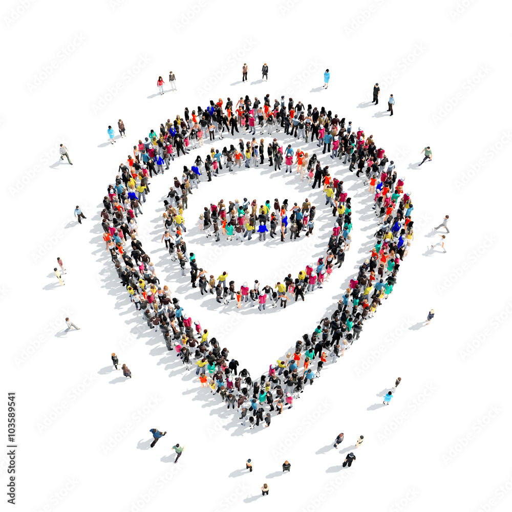 people shape map pointer people shape map pointer