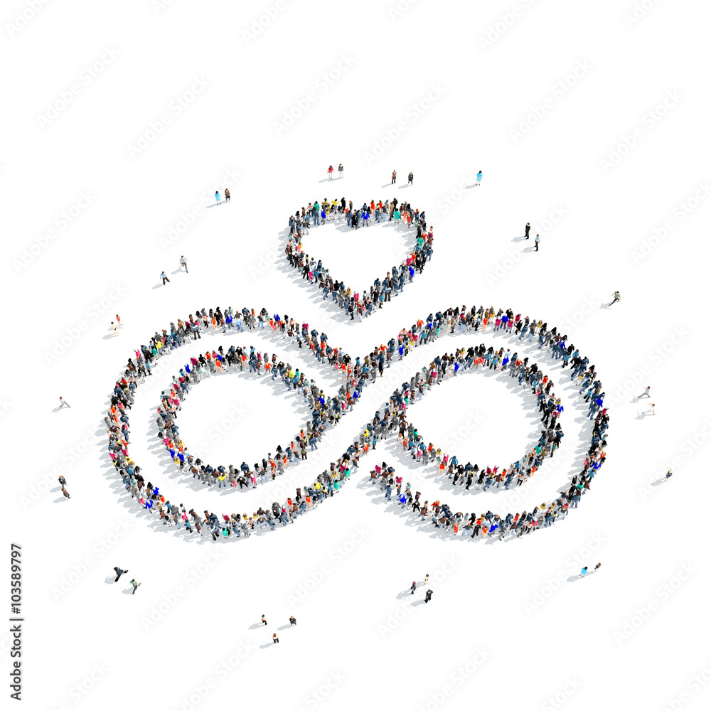 people shape sign eternal love people shape sign eternal love