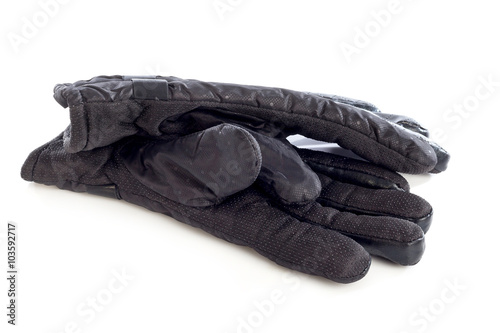back leather driving gloves © suwatwongkham