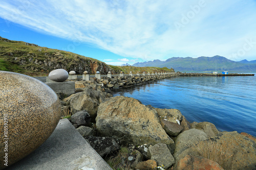 The Stone Eggs of Merry Bay, Djupivogur, Iceland photo