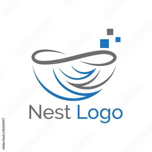 nest logo abstract