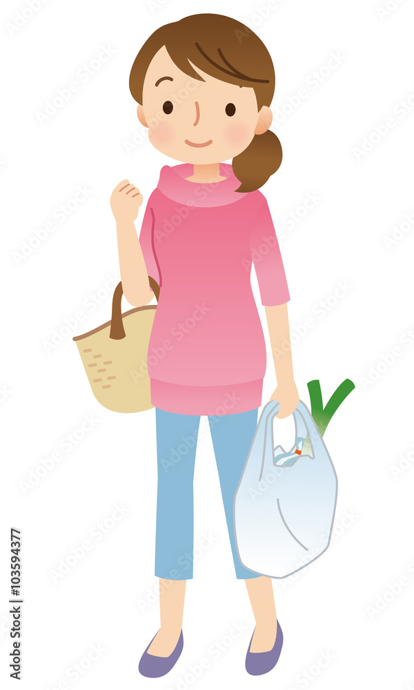 買い物 女性 主婦 Stock イラスト Adobe Stock 買い物 女性 主婦 Stock イラスト Adobe Stock