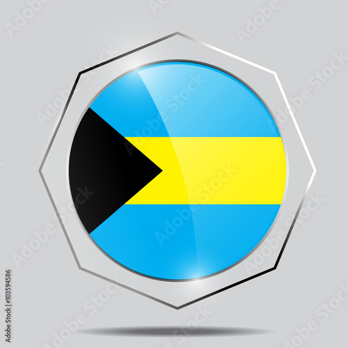 Button Flag of the Bahamas