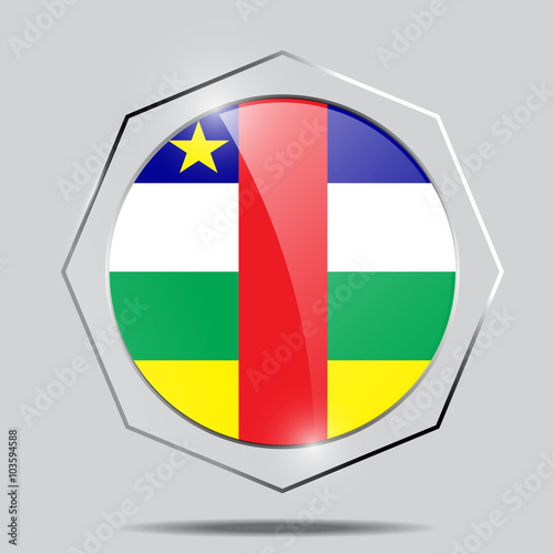 Button Flag of the Central African Republic
