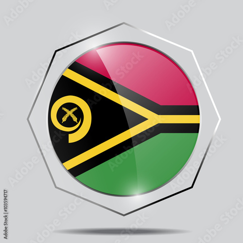 Button Flag of Vanuatu