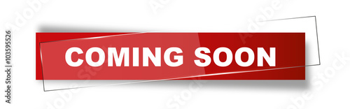 Button | Schild | Coming soon 