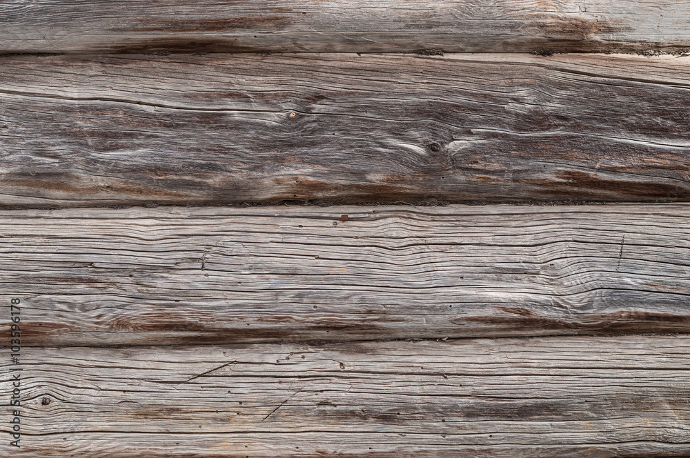 Old log wall Old log wall
