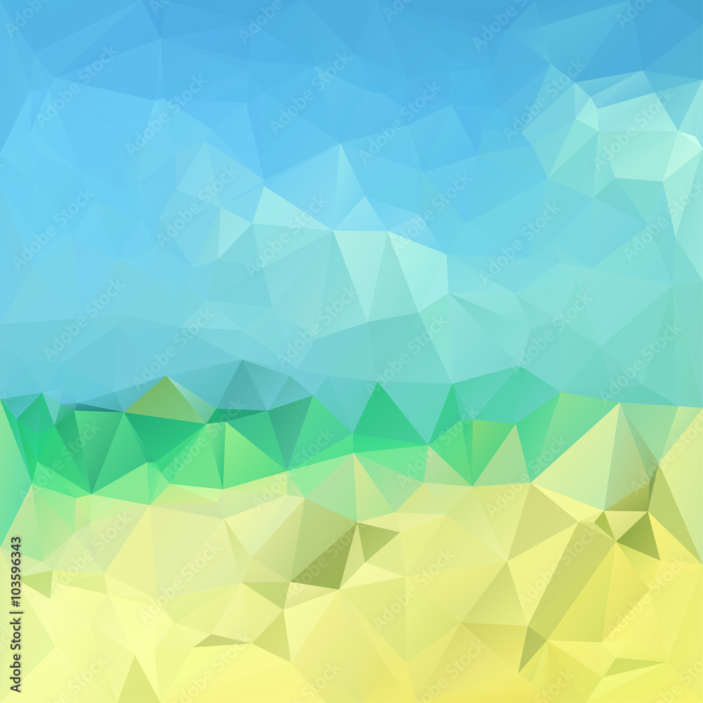 Polygonal mosaic abstract geometry background landscape. Polygonal mosaic abstract geometry background landscape.