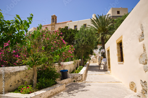 Chrisoskalitissa Monastery on Crete island, Greece