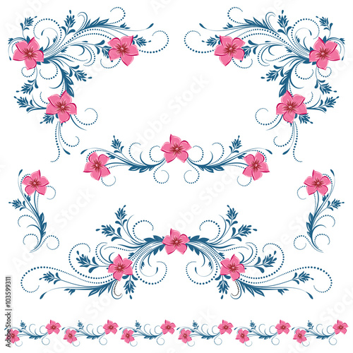 Set decorative ornament