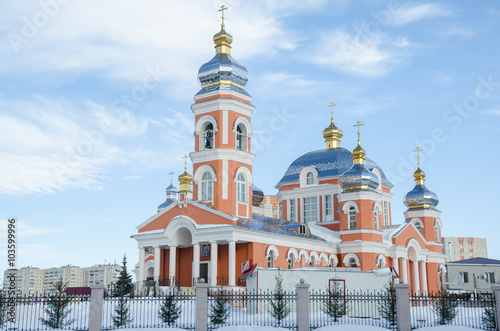 The Russian Church./Russia, Republic of Tatarstan, city of Kazan. Temple of St. Seraphim of Sarov and Temple of an icon of the Mother of God "Tenderness".