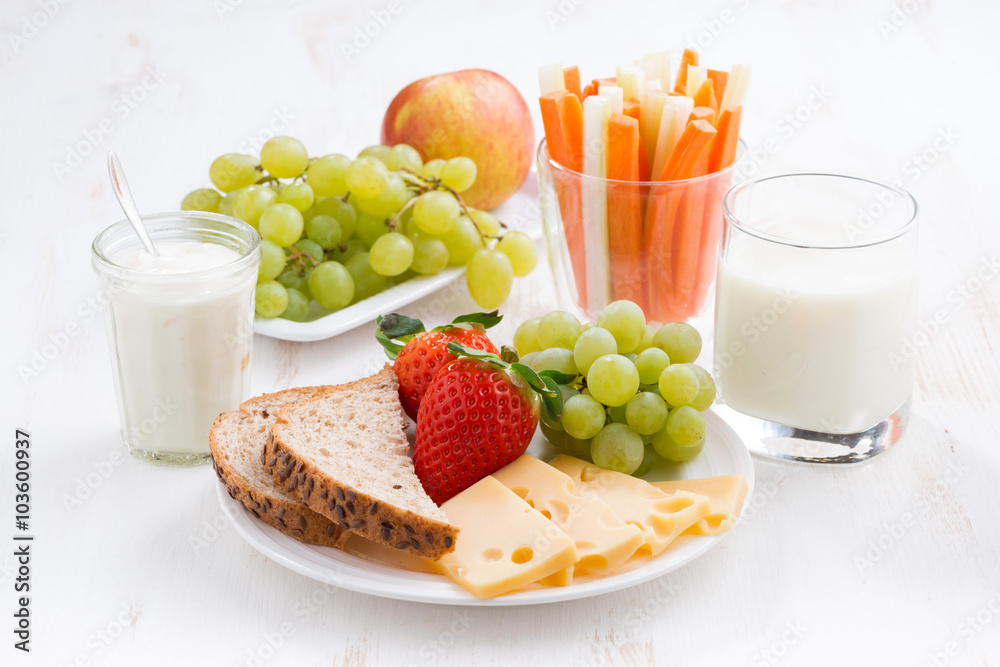 healthy and nutritious breakfast with fruits and vegetables healthy and nutritious breakfast with fruits and vegetables